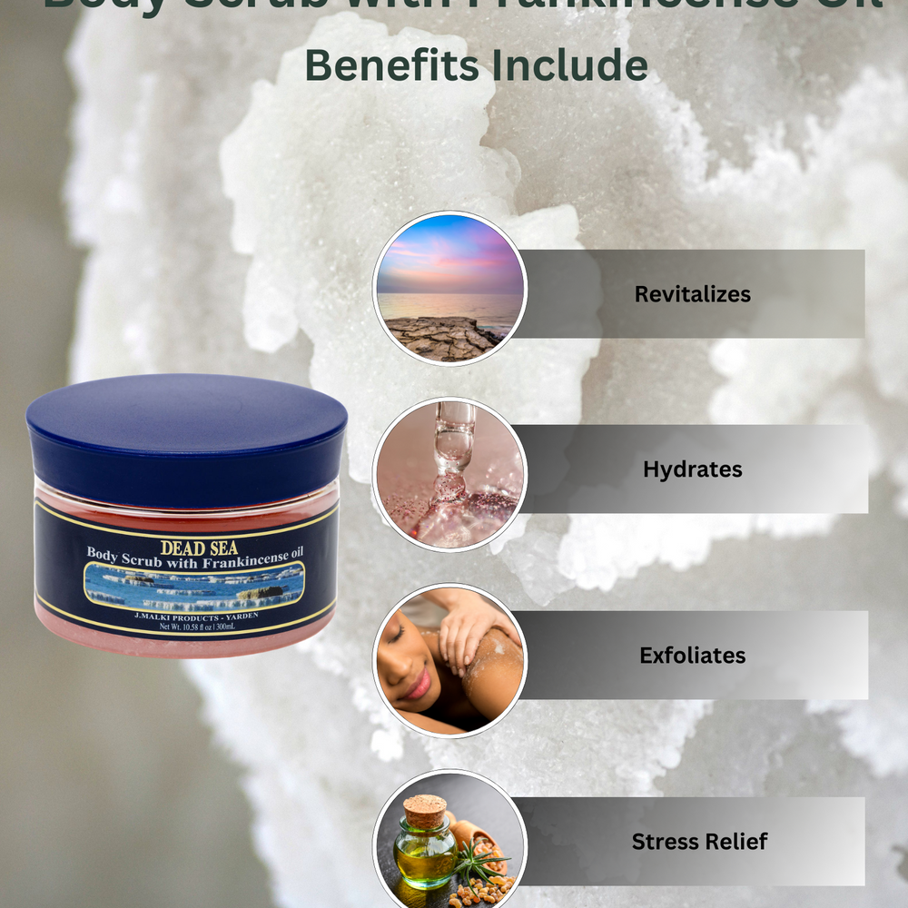 
                      
                        Malki Body Scrub with Frankincense Oil
                      
                    