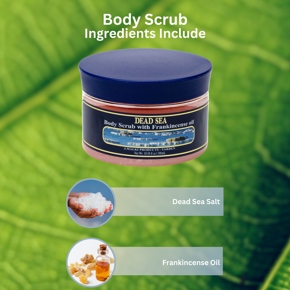 
                      
                        Malki Body Scrub with Frankincense Oil
                      
                    